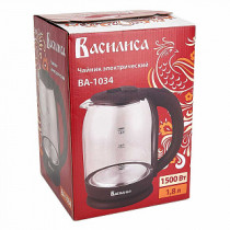 Чайник электрический Василиса ВА-1034 черн 1,8л