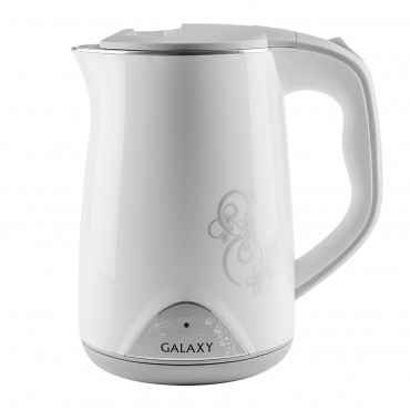 Чайник электрический с двойными стенками GALAXY GL0301 (белый)
