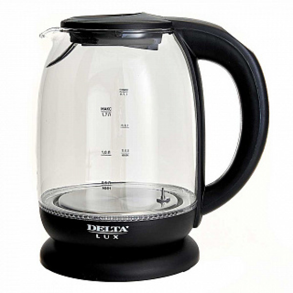 Чайник электрический DELTA LUX DE-1003 черн.1,7л