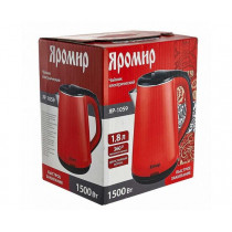 Чайник электрический 1500 Вт, 1,8 л ЯРОМИР ЯР-1059 красный