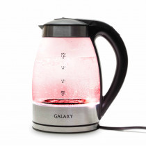 Чайник GALAXY GL0556, стекло/черный