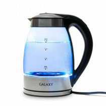 Чайник GALAXY GL0556, стекло/черный