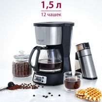 Кофеварка DELTA LUX DE-2000 черная
