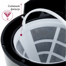 Кофеварка DELTA LUX DE-2000 черная
