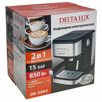 Кофеварка DELTA LUX DE-2003 черная