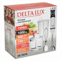 Блендер погружной 1000 Вт DELTA LUX DE-7007B