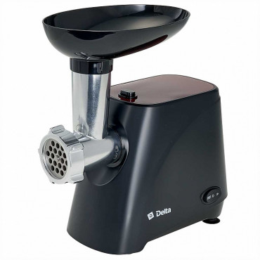 Мясорубка электрическая DELTA DL-6100M черная с красным