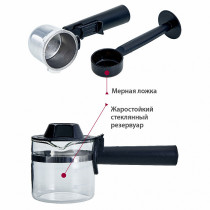 Кофеварка DELTA LUX DL-8150К рожковая черная