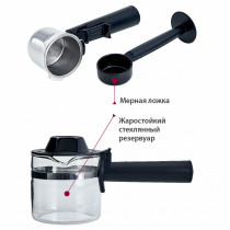 Кофеварка DELTA LUX DL-8151К рожковая черная