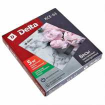 Весы электронные настольные 5 кг DELTA KCE-63 Пионы