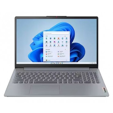 Ноутбук 15.6" FHD LENOVO IdeaPad Slim 3 grey (Ryzen 5 7520U/8Gb/512Gb SSD/VGA int/noOS) (82XQ0007RK)