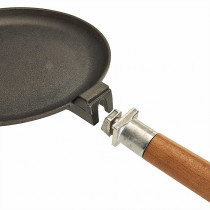 Сковорода 22 см блинная чугунная со съемной ручкой 0822 ГАРДАРИКА