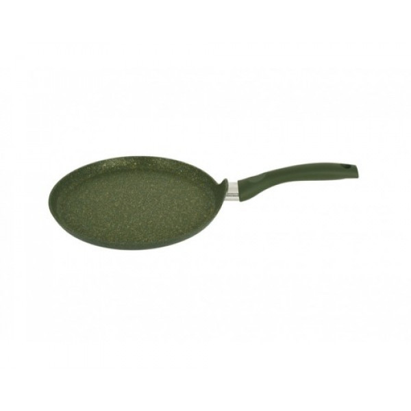Сковорода блинная 24 см с ручкой, АП линия "Trendy style" (Malachite) сб240tsml