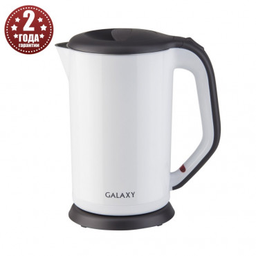 Чайник электрический с двойными стенками GALAXY GL0318 (белый)