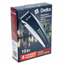 Машинка для стрижки волос DELTA DL-4012 серебристая