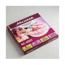 Весы кухонные Аксинья КС-6503 Розовые тюльпаны