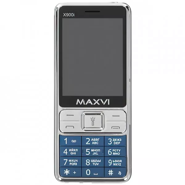 Сотовый телефон Maxvi X900i синий 