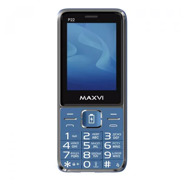 Сотовый телефон Maxvi P22 синий 