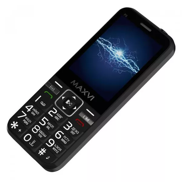 Сотовый телефон Maxvi P3 черный 