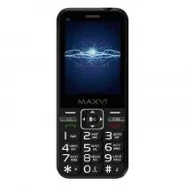 Сотовый телефон Maxvi P3 черный