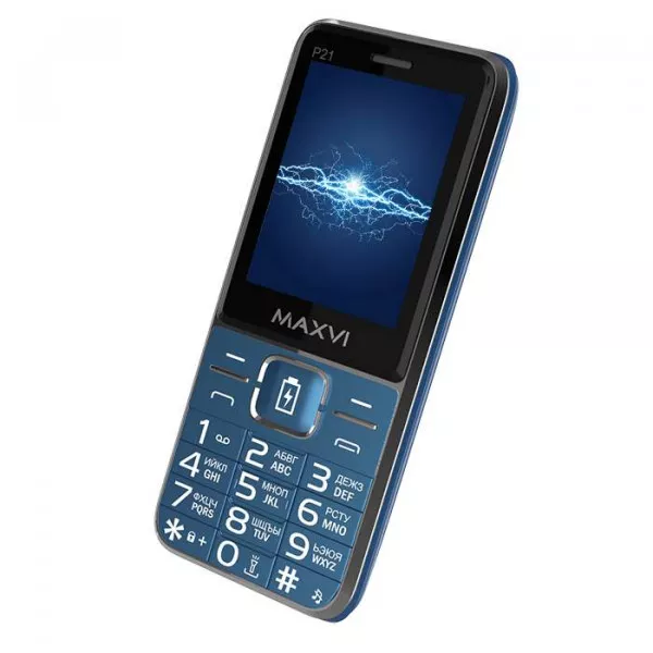 Сотовый телефон Maxvi P21 синий 