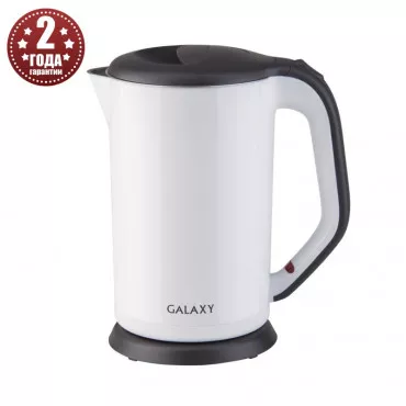 Чайник электрический с двойными стенками GALAXY GL0318 (белый)
