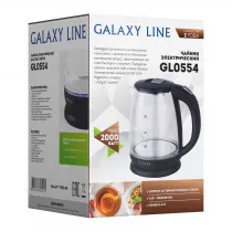 Чайник электрический GALAXY GL0554 (черный)