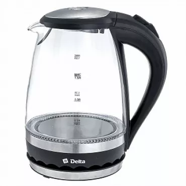 Чайник электрический DELTA DL-1202 черный 1,5л