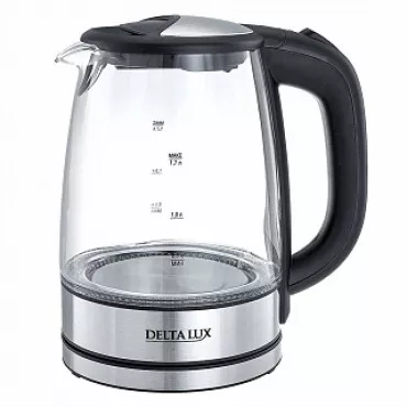 Чайник электрический DELTA LUX DL-1204В черный 1,7л