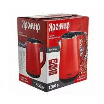 Чайник электрический 1500 Вт, 1,8 л ЯРОМИР ЯР-1059 красный