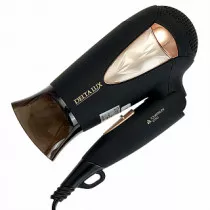 Фен 1600 Вт DELTA LUX DL-0935 черный с золотым