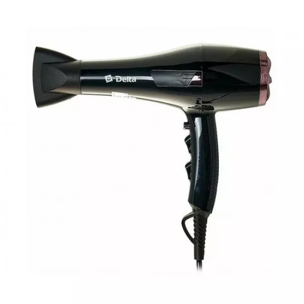 Фен 2000 Вт DELTA DL-0908 черный 