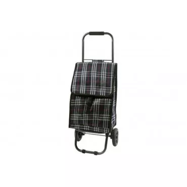 Тележка с сумкой Рыжий кот D203ECO Tartan 30 кг