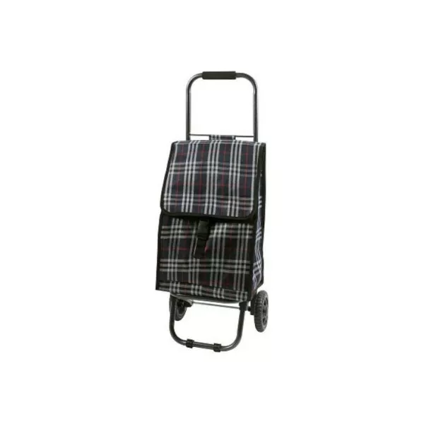 Тележка с сумкой Рыжий кот D203ECO Tartan 30 кг