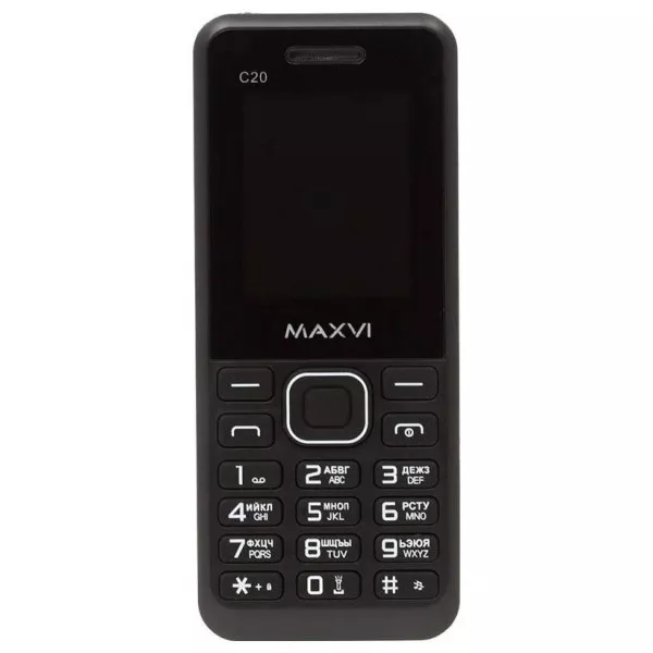Сотовый телефон Maxvi C20 черный 