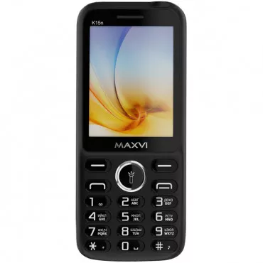 Сотовый телефон Maxvi K15n черный