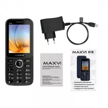 Сотовый телефон Maxvi K18 черный