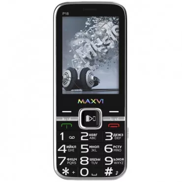 Сотовый телефон Maxvi P18 черный