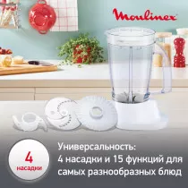 Кухонный комбайн Moulinex FP542111 белый