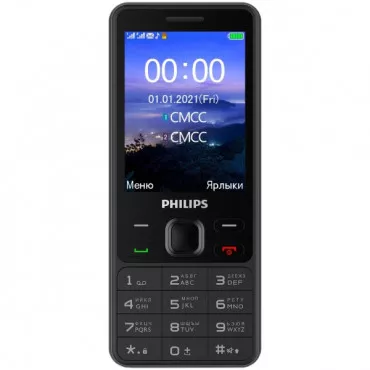Сотовый телефон Philips Xenium E185 черный