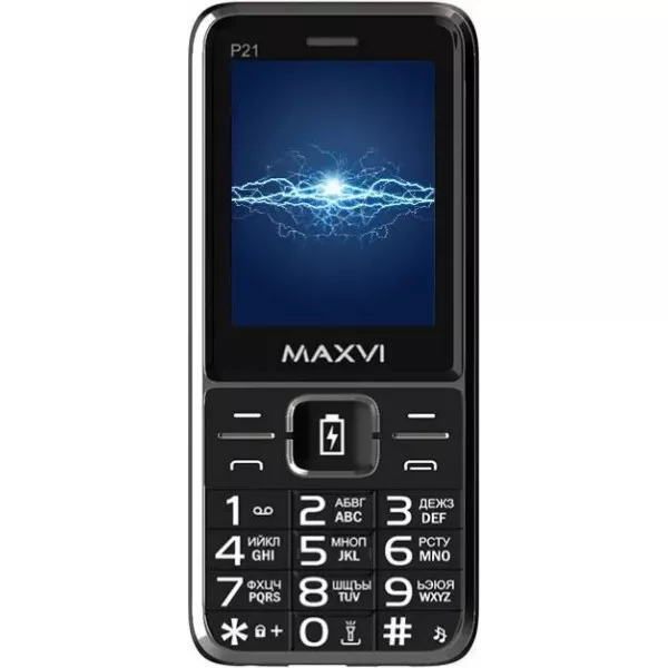 Сотовый телефон Maxvi P21 черный 
