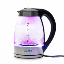 Чайник GALAXY GL0556, стекло/черный