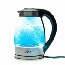 Чайник GALAXY GL0556, стекло/черный