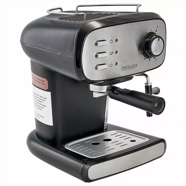 Кофеварка DELTA LUX DE-2004 черная 