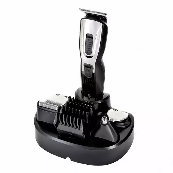 Набор 5 в 1 для стрижки и бритья DELTA LUX DE-4201A аккумуляторный, черный 