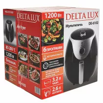 Мультипечь DELTA LUX DE-6102 черный