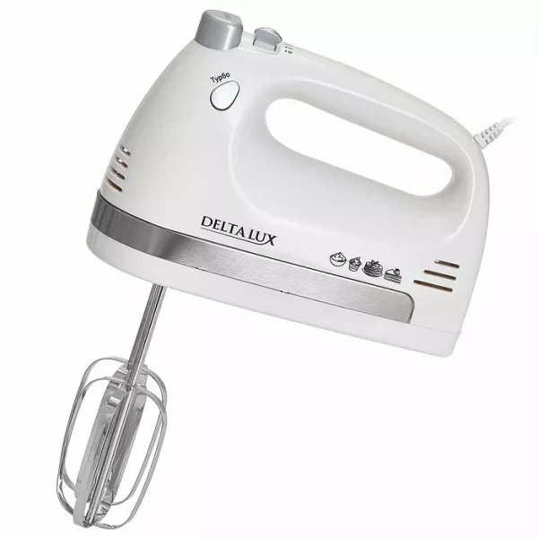 Миксер электрический DELTA LUX DE-7705 белый