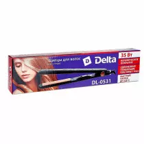 Щипцы для выпрямления волос DELTA DL-0531 черные