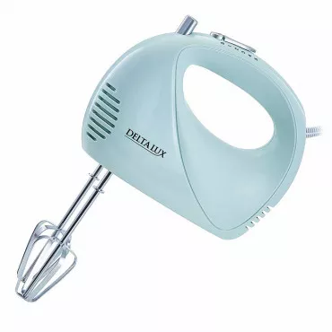 Миксер электрический DELTA LUX DL-5068 серо-голубой