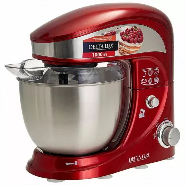 Миксер DELTA LUX планетарный DL-5070Р красный
